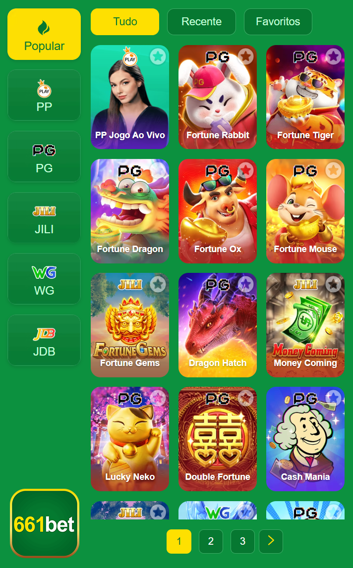 Slots online da 661bet.com com jackpots progressivos